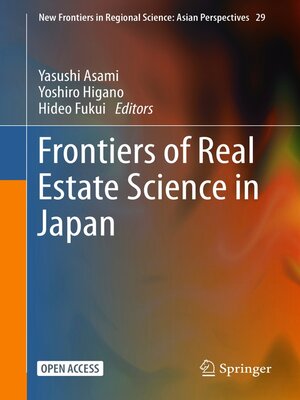 cover image of Frontiers of Real Estate Science in Japan